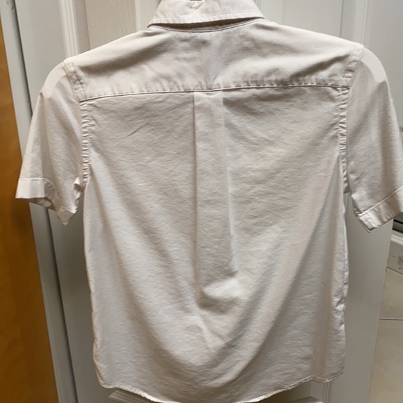 Ralph Lauren button down shirt, boys size M (10-12), white color, look like new - Picture 4 of 5